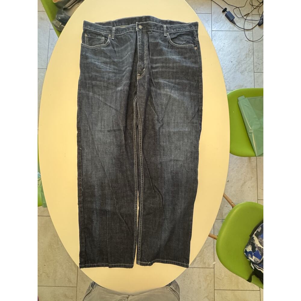 Levi 559 Med Blue Denim Jean 46x34 Men Relaxed Straight